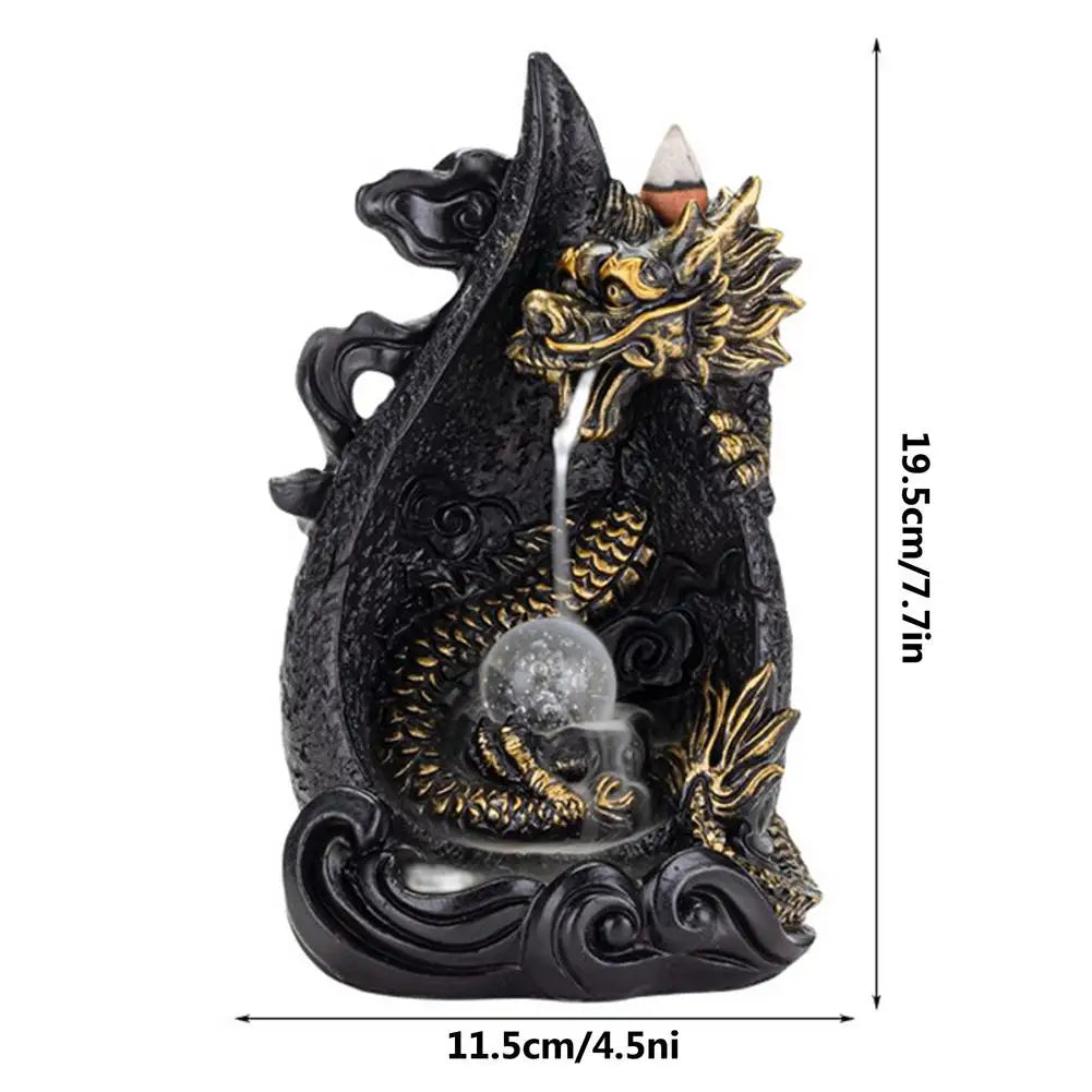 Dragon Waterfall Incense Burner