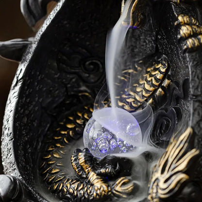 Dragon Waterfall Incense Burner