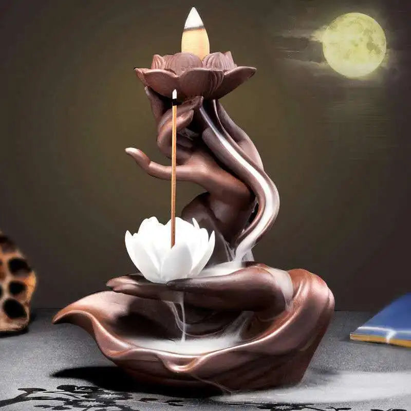 Aromatherapy, Lotus cone incense stove