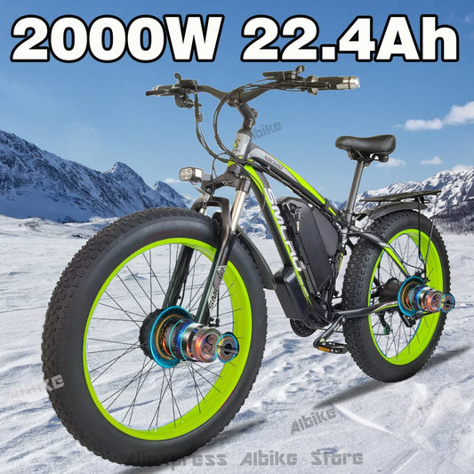 Dual Motor Electric Mountain Bike