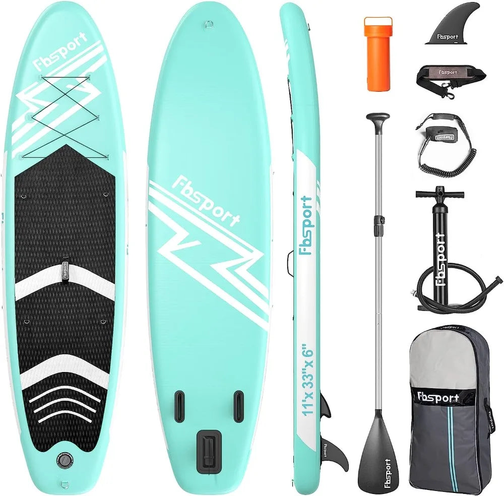 11' Premium Stand Up Paddle Board, Accessories & Carry Bag