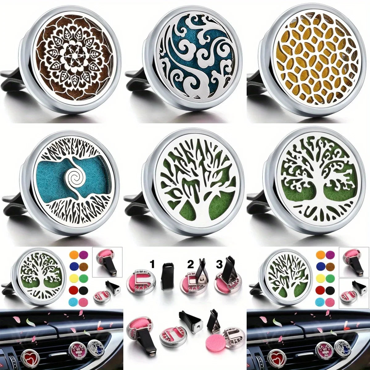 1pc Refillable Car Air Freshener